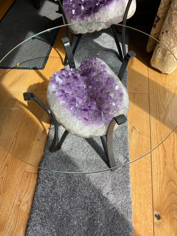 Amethyst Geode Table